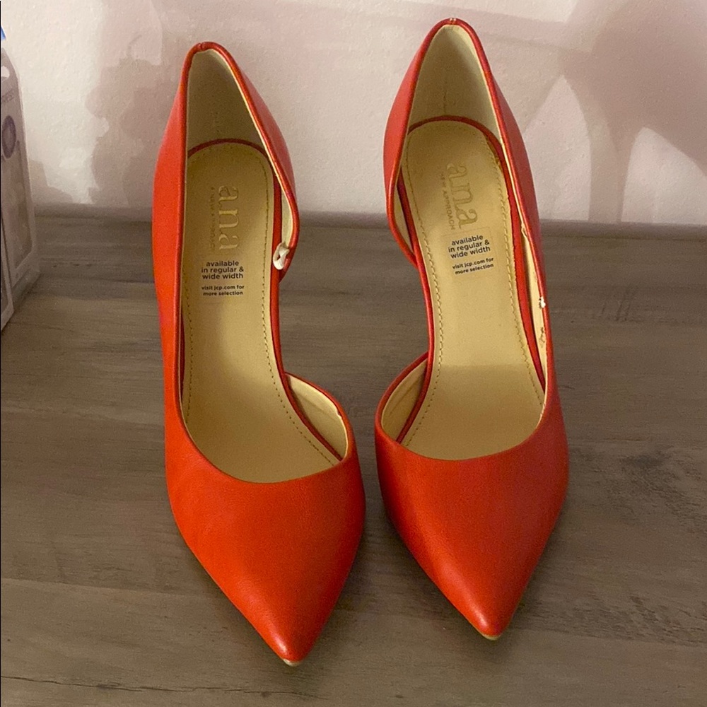 a.n.a Red Heels Elegant Pointed-Toe